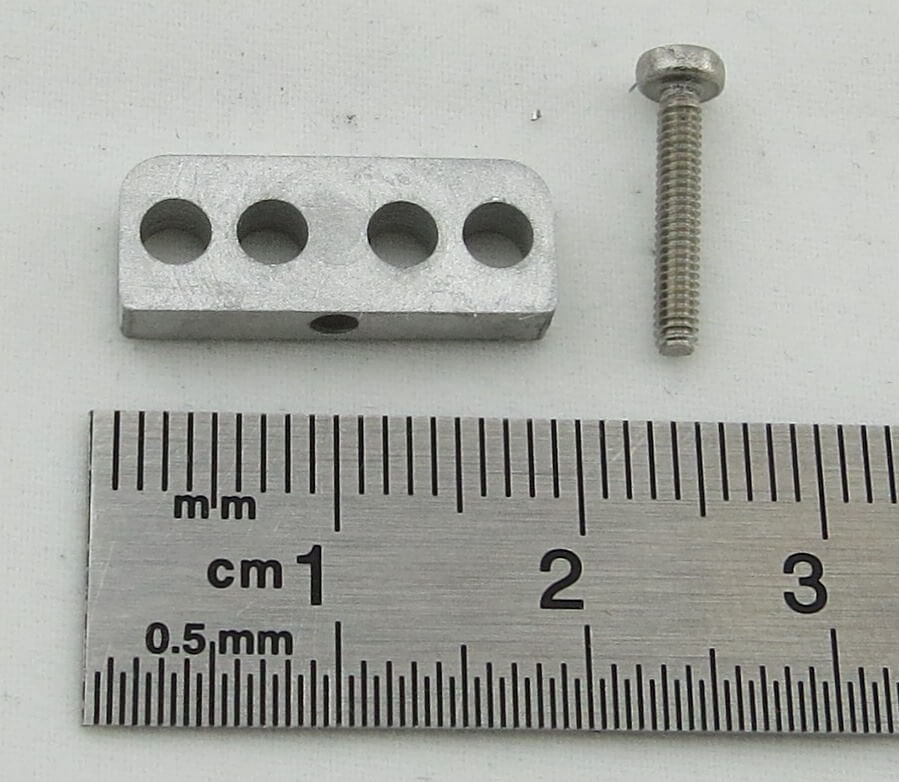 Schlauchhalter 3 mm PS Grau für 3mm Schlauch - Engel Modellbau + Technik