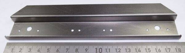 1x rear bumper, sheet steel 0,8mm for 1 sentence
