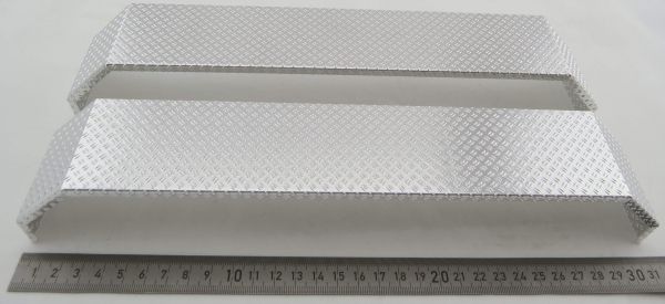 1 pair Aluminium spatborden voor 3 as dubbele banden TAM