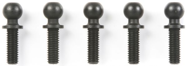 5x ball head 5x8mm, total length 14mm, steel. M3 thread
