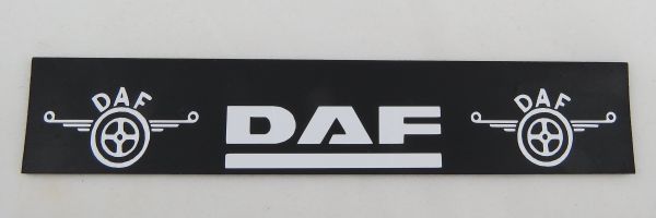 1 vuilvanger DAF ca. 160x30x1mm met geplaatste reclame