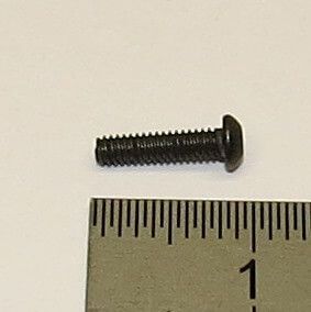 Round Head Screws with indoor 6kant M2x8 steel SW 1,3mm, schw