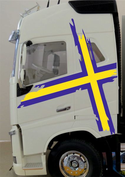 Volvo FH16 (04) için kendinden yapışkanlı folyodan yapılmış folyo dekor