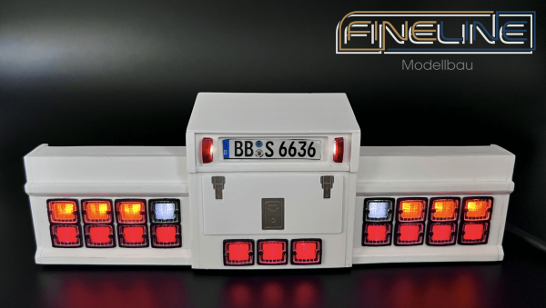 FineLine achterbumper voor Tamiya 3-assige modellen