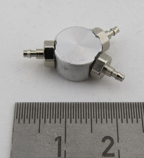 1 1 mm Y-connector. Overeenkomstig de slang Artikelnr.7829