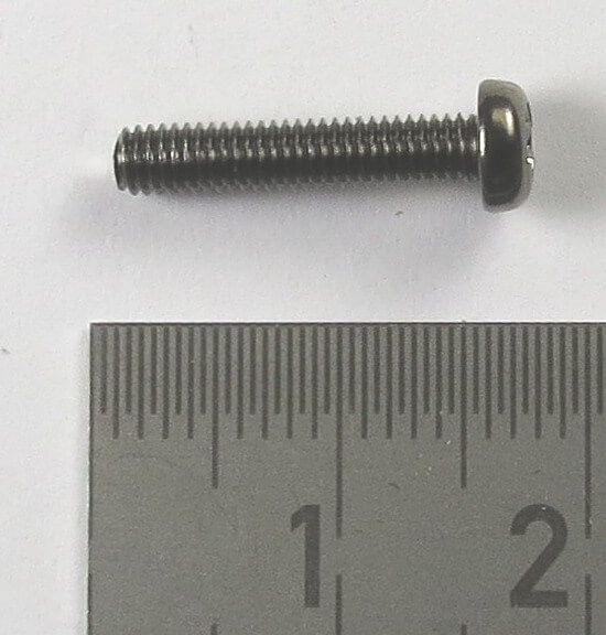 4 screws lens Phillips head, gun metal finish