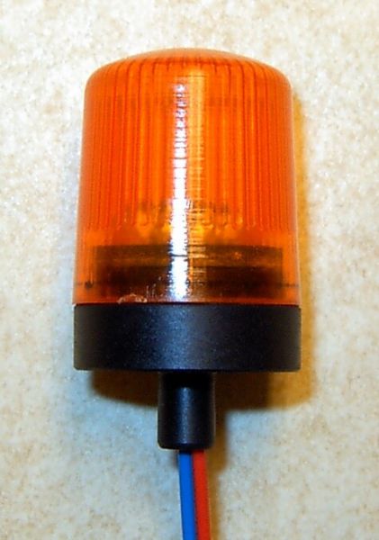 Rundumleuchte, orange, mit integrierter Elektronik u, Gelblicht, Rundum-Leuchten, Beleuchtung, Fahrzeug-Komponenten