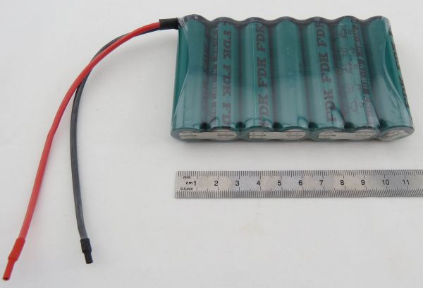 Battery pack with 7x Sanyo cells 4 / 3AU, 7 cells, 8,4V 4000mAh