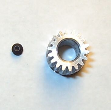Stahl-Zahnrad Modul 0,5 18 Zähne Bohrung 5,0mm, 1