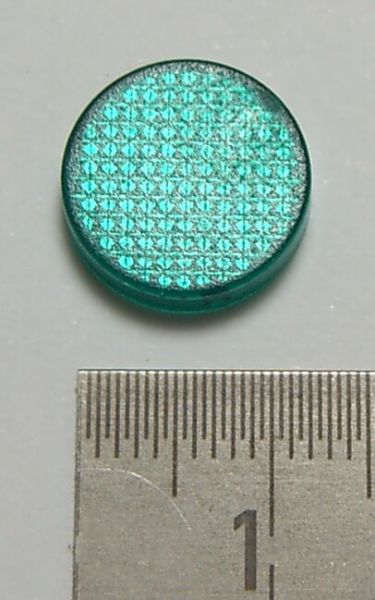 Makrolen gelen 1 kap, yeşil, 12x2mm Eşleştirme