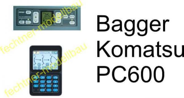 Décalque / autocollant « tableau de bord » C04 pour Komatsu PC600 "