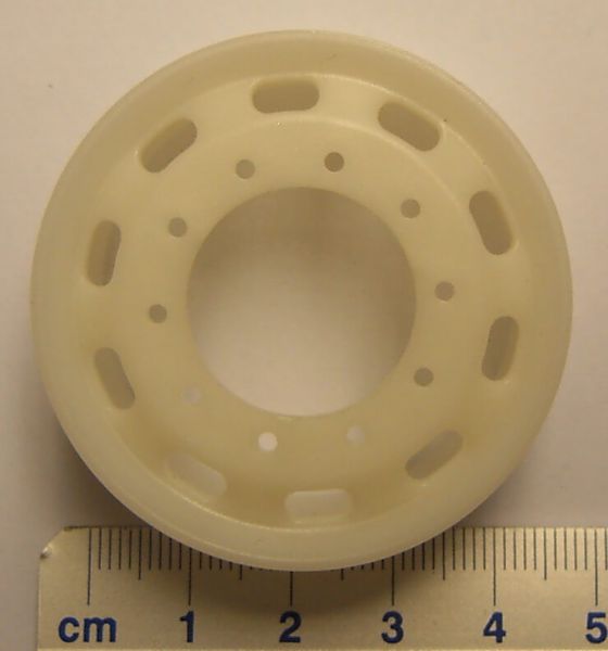 Geniş lastikler (V1) plastik, 10 delikleri için uzun delik jant