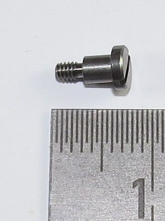 10 pan head screws with shank M2x4mm. Shaft length 4mm