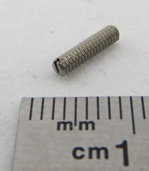 Stud bolt / threaded pin DIN551 A2 bright, stainless steel, M2 x 8