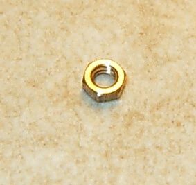 6-Kant model mother M1,0 brass SW1,5 height 1,0mm. 25
