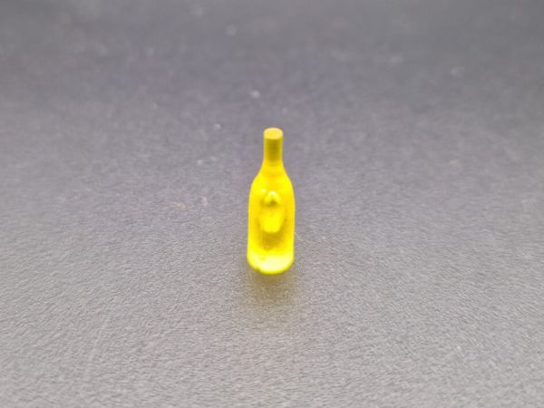 FineLine tekli şişe 1:16, 15 mm yüksekliğinde, sarı