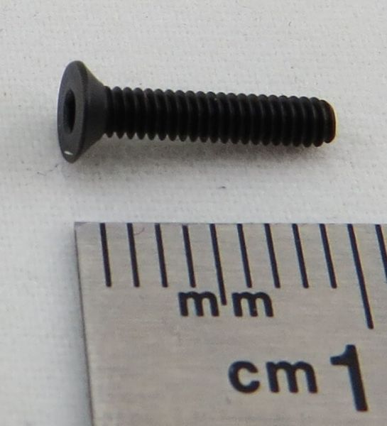 25 countersunk head screws with hexagon socket DIN 7991, steel