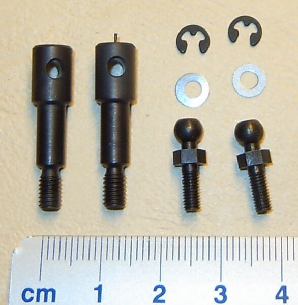 Studs conversion kit for Tamiya 1-front axle. Significant