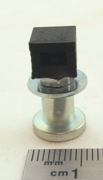 King pin BT for Tamiya KB-BR-T with retaining clip for