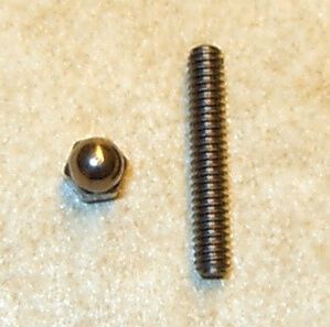 Cap nut with threaded pin M2,0 for model truck rims,