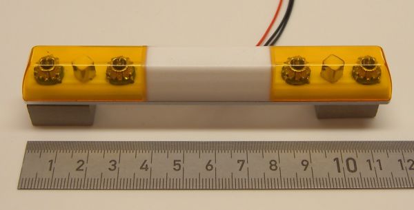 1 4er-round light bars, m.integrierter Electronics &