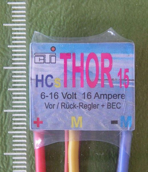 Throttle controller THOR 15 HCs, up to 16V max.16A