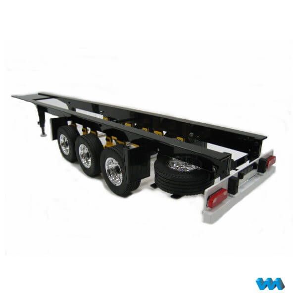 1 semitrailer chassis, complete with air suspension dummies