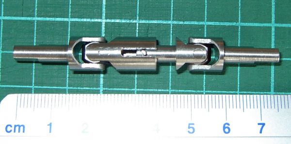 Podwójny przegub uniwersalny Średnica 10mm, całkowita długość