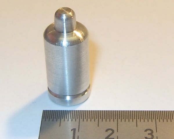 1 gas bottle 12x28mm, Alu rotated (6063 / 33), 1 piece!