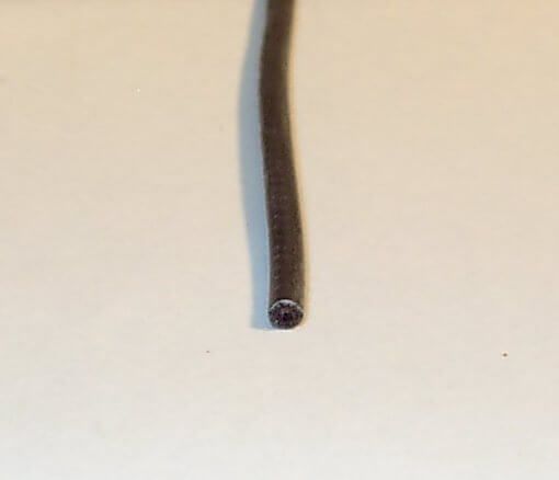 m silikon tråd, 0,50 qmm, svart, extremt slät. 270 x
