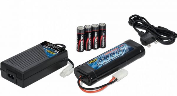 Kit de charge Expert Charger NiMH Compact 4A, chargeur et batterie