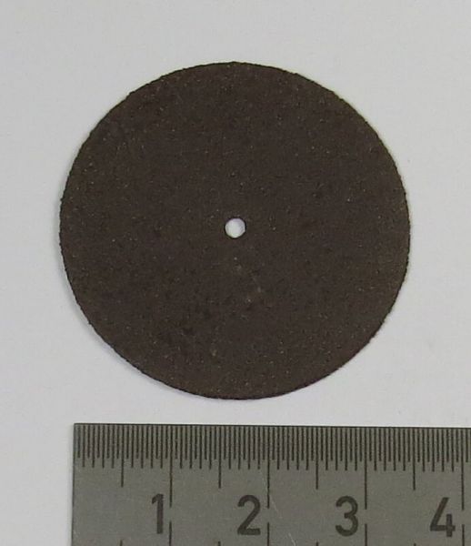 1 korund kapskiva 37,5mm diameter Ca. 0,7mm tjock
