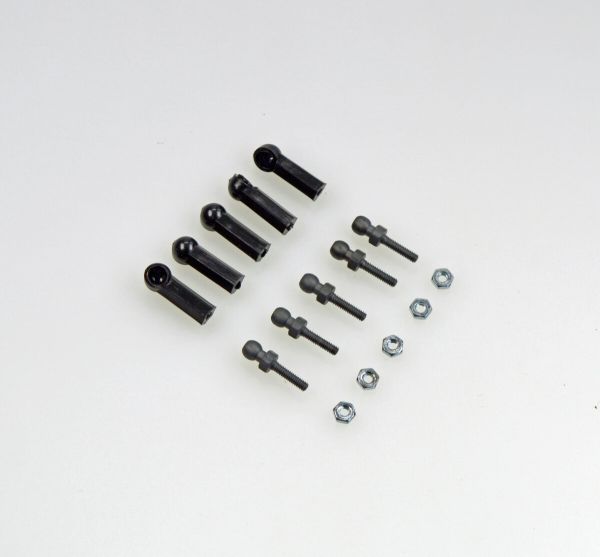 Plastic ball head set M2. For direct screwing in