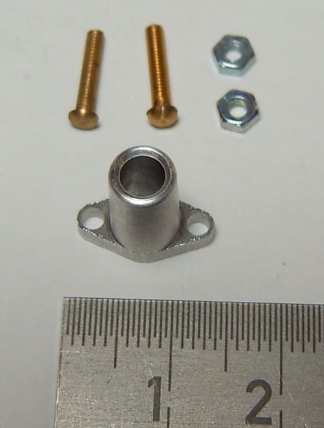 Uchwyt uniwersalny 1 / 8 4 owalne 1mm kawałek ze śrubami i