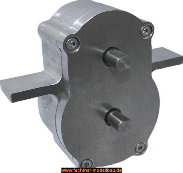 Distribution transmission 1: 1, aluminum housing complete with ball bearings,