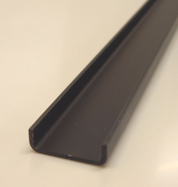 Aluminium-U-Profil, 1m lang, 20x6x1,5mm Materialstärke 1,5