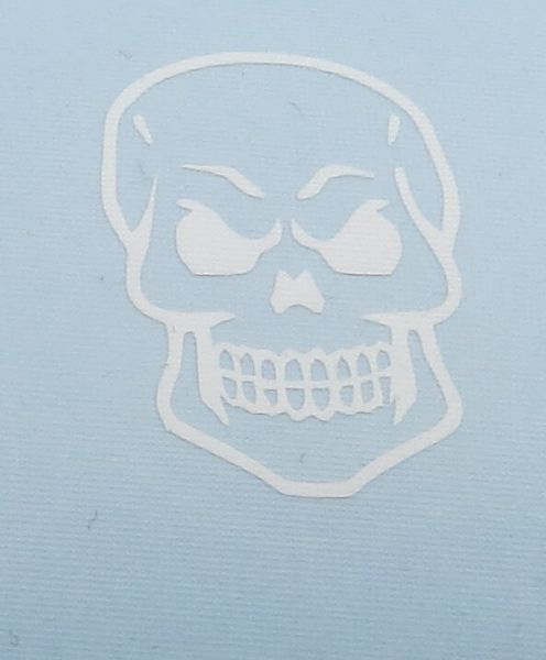Foil decal skull symbol 27mm high. higher quality