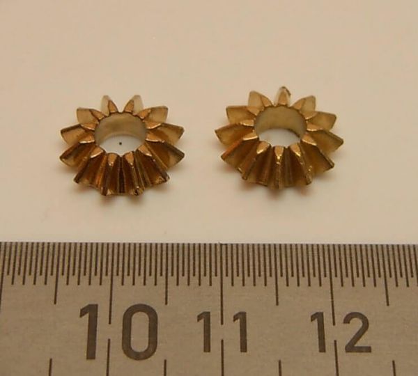 Differential gears, Typ1, brass (2 pieces) up / down