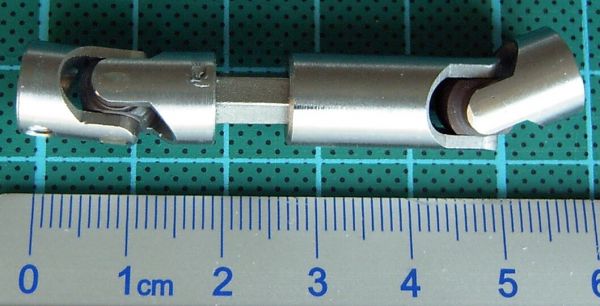 Çift evrensel ortak 10mm çapı, toplam uzunluğu