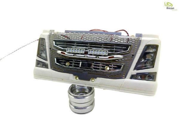 Metal front light bar with LED