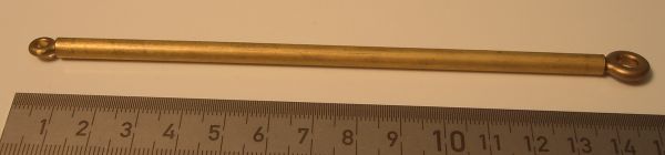 1 tow bar for 1: 14,5, brass. 150mm long