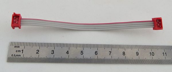 Cable de cinta ScaleART Commander 4-pin. Longitud 105mm.