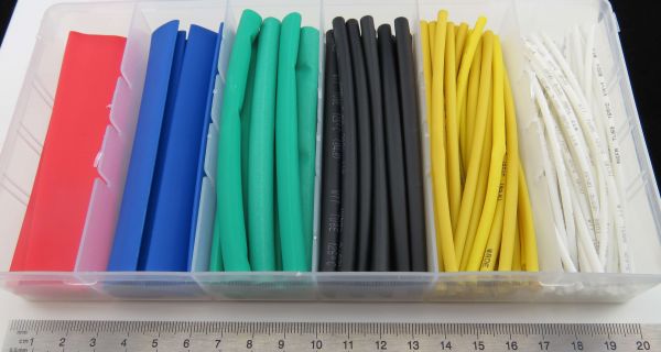 Heat Shrink Assortment. Various sizes and colors