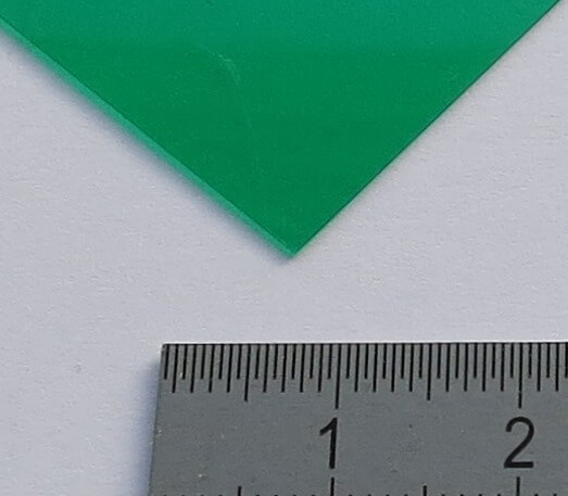 2 Stück PVC Platte 320mm x 200mm x  2,0mm transparent 