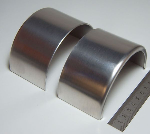 1 pair Aluminium spatborden voor 1 as met dubbele banden