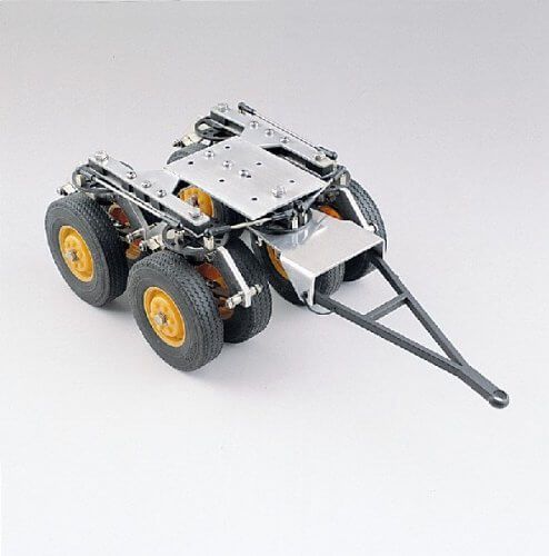 1x double front axle for low loader, steerable. Wedico