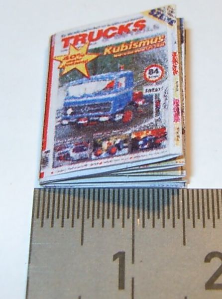 Miniatur-Zeitschrift "Truck&Details" z.B. zur Ausgestaltung