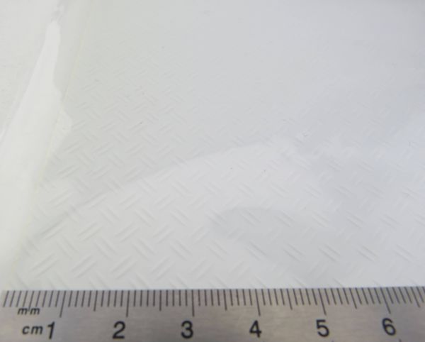 Corrugated flooring plate double rice grain. Dim. 0,6x178x300mm. Very