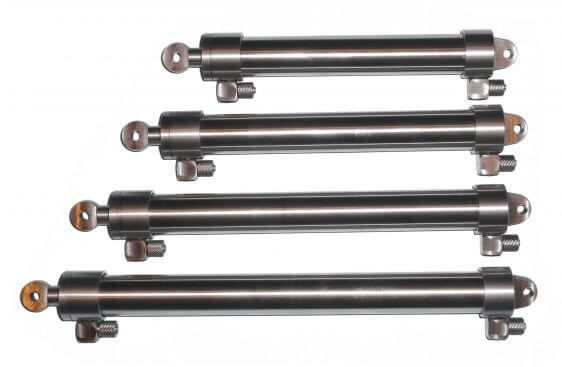 Cilindro hidráulico 1 10-77-37-114mm. Completamente hecho de acero inoxidable