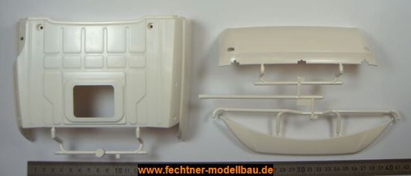 1 injection Teilesatz F parts, white. For ACTROS of